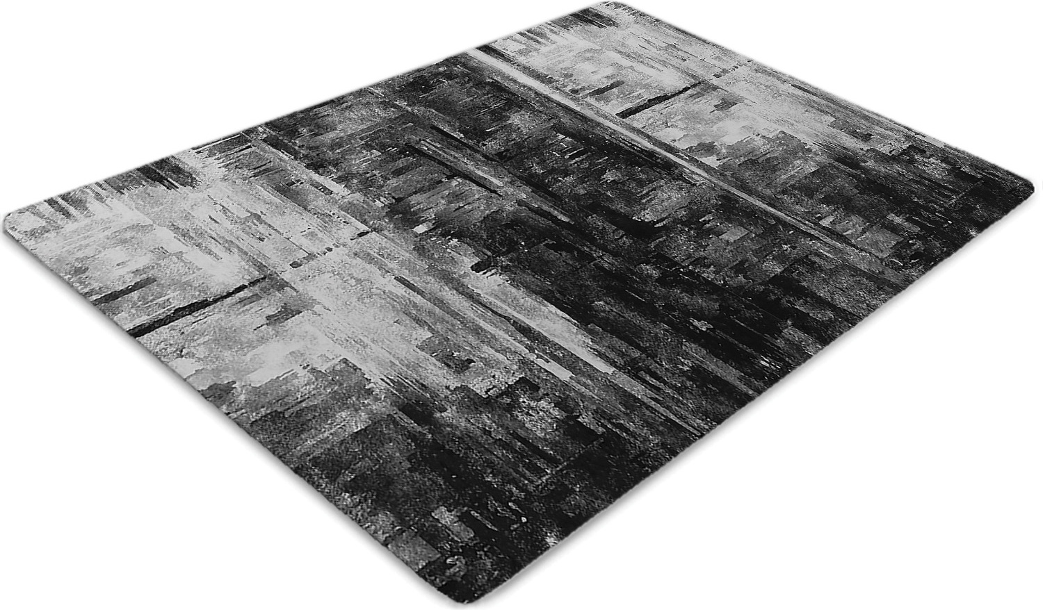 Podlahová ochranná podložka - Ochranná podložka pod stoličku - Podlahová podložka - 100x70 cm - Tropický kvet
