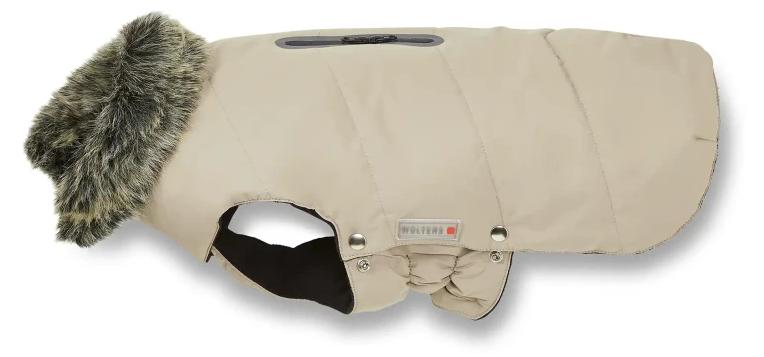 Wolters Cat&Dog Wolters Parka mit Fellkragen, Größe:46 cm, Farbe:taupe W49414