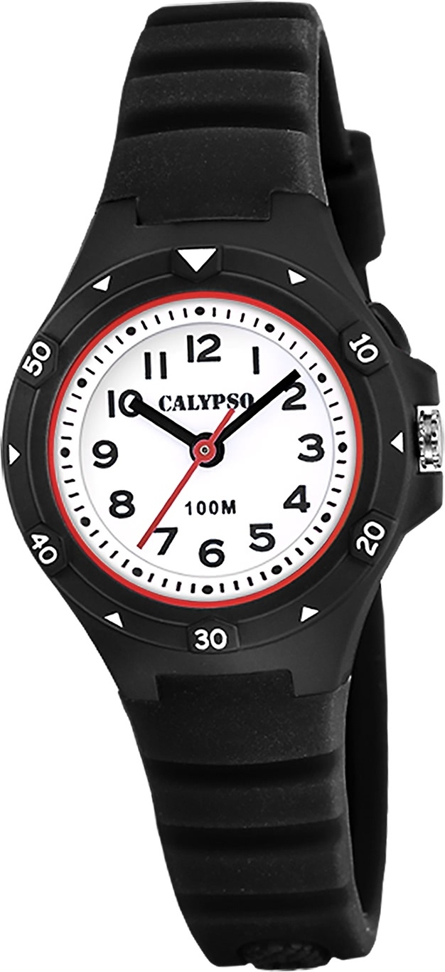 Detské hodinky Calypso pre mládež gumené čierne Náramkové hodinky Calypso Junior D2UK5846/6