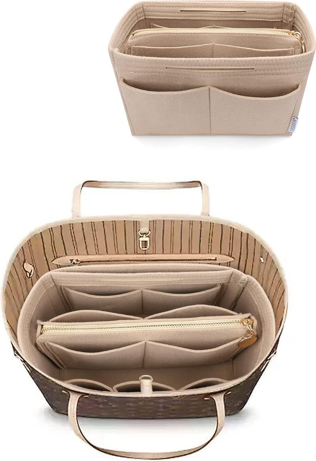 RPSTrading LEXSION Taschenorganizer aus Filz mit Reißverschluss, Beige (beige), X-Large KEGQ251206AMZ348