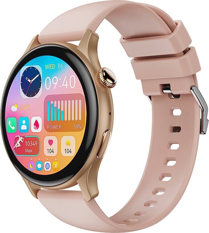 XO Smartwatch J6 Amoled Roségold - Business Smart Watch kompatibilné so systémami Android a IOS