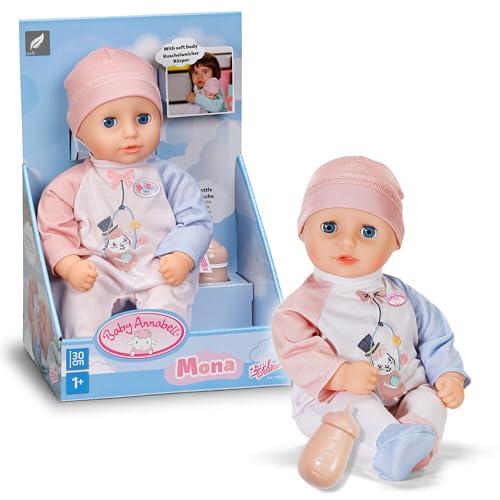 Baby Annabell Puppe Mona 30cm weiche Babypuppe mit Zubehör