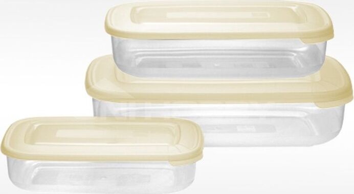 Tontarelli SpA. Box-Set 3-tlg., 3,0l, 1,88l, 0,93l, bestellen weiß, FAMILY, Kunststoff