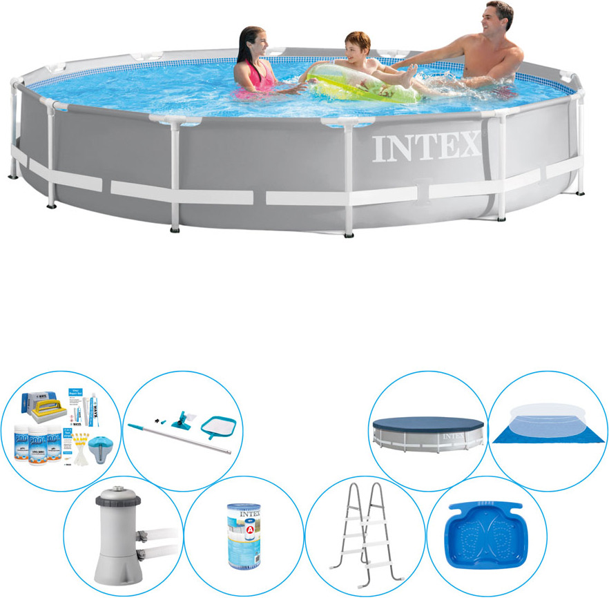 Rám Intex Prism 366x76 cm Round - balík bazénov