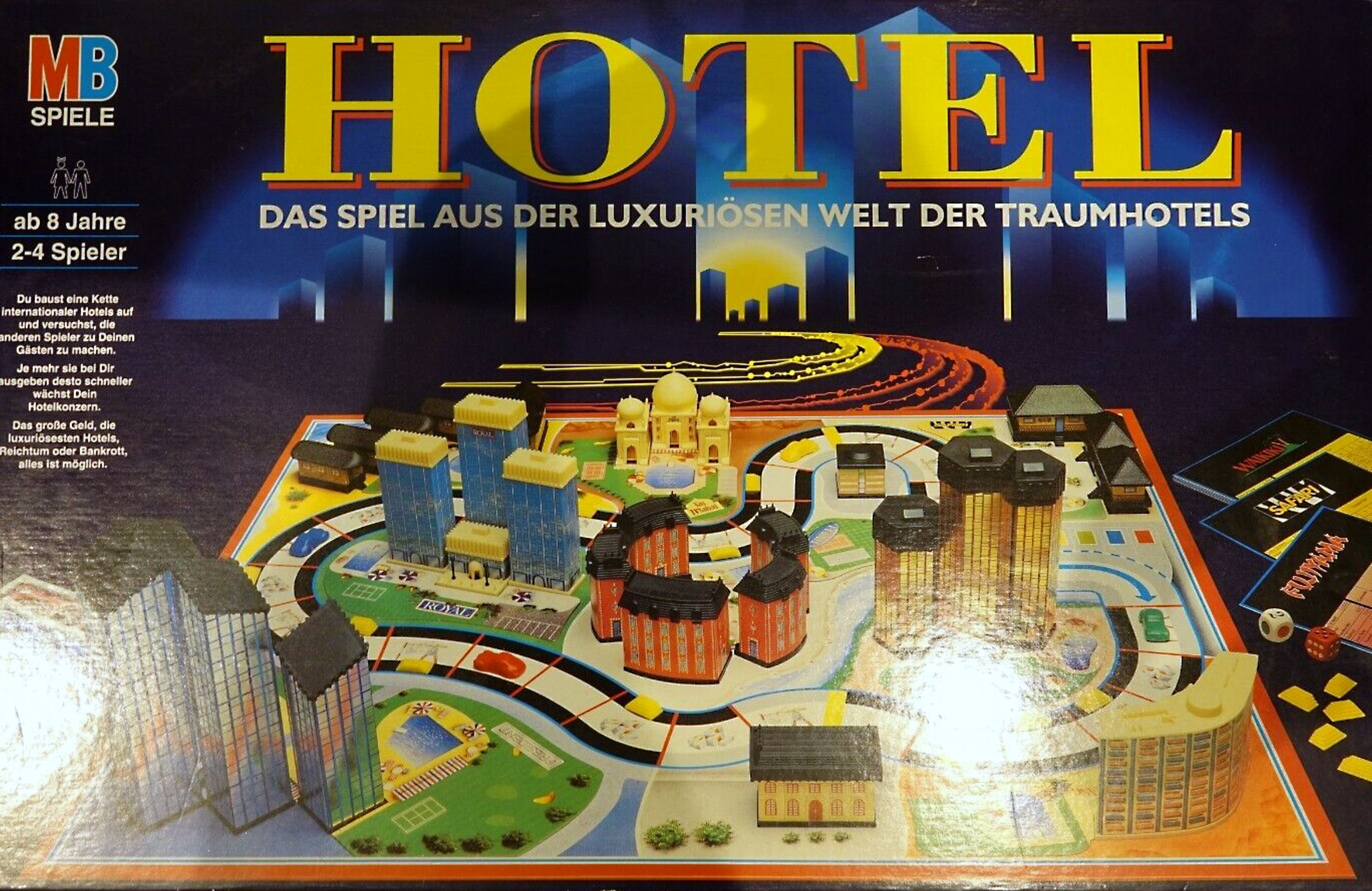 Hotel Spiel MB MB Spiele Rarität
