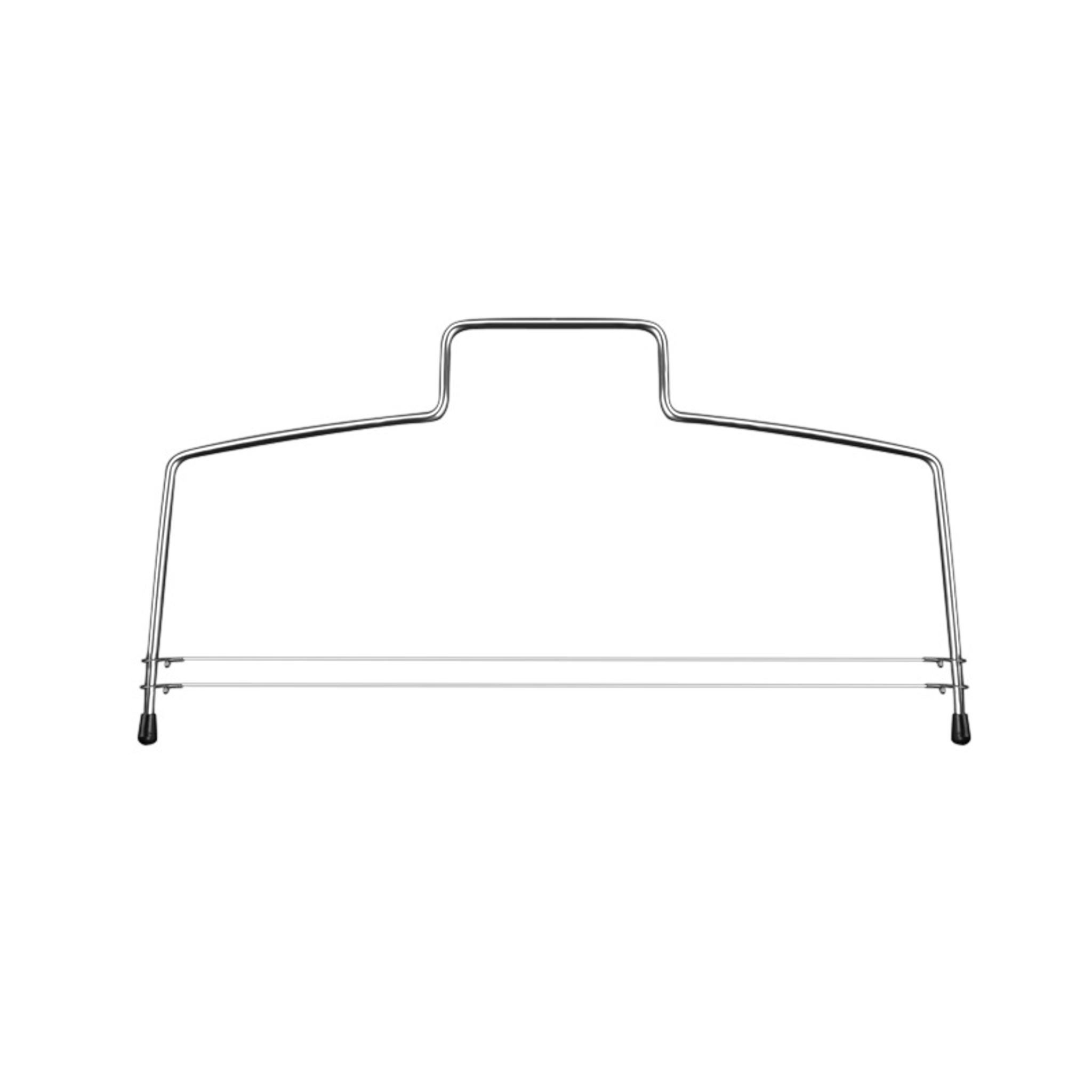 snq Tortenschneider, Professioneller Tortenbodenschneider 32 cm, Edelstahl Kuchenschneider h?henverstellbar, Doppellagiger Schneiddraht, f¹r gleichm??ige Tortenschichten ZJL-READ-03047