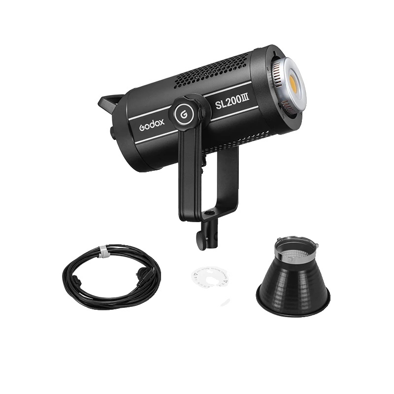 LED video svetlo, vyvážené denné svetlo 5600K, nastaviteľný jas , SL200III