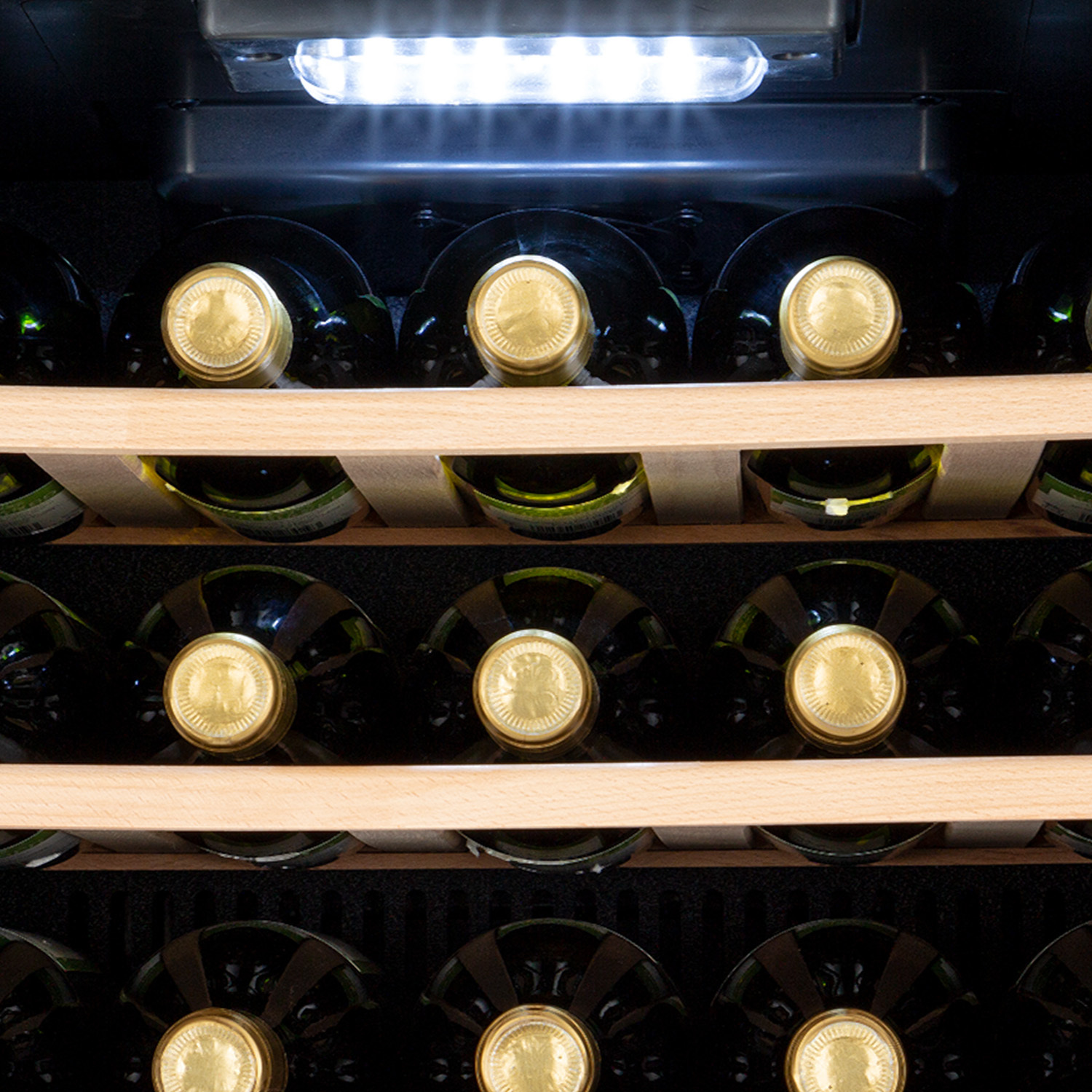 Klarstein Weinkühlschrank, Outdoor Getränkekühlschrank, 2 Zonen Kühlschrank mit Glastür, Getränkekühlschränke Freistehend, Weinkühlschrank Klein, Weinkühlschränke mit UV-Schutz, 5-22 °C, 29 Flaschen 35