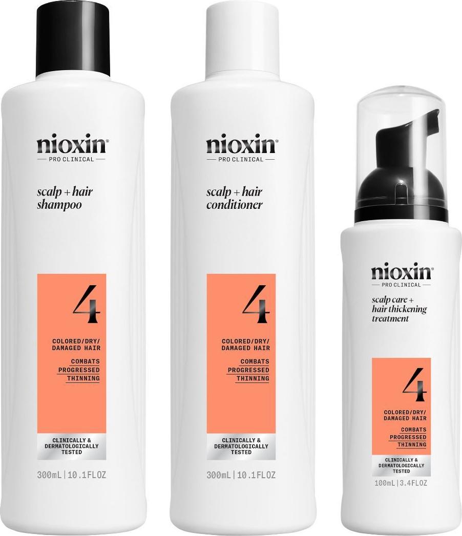 Nioxin Nio Scalp 4 2 x 300 ml+ 100 ml Set