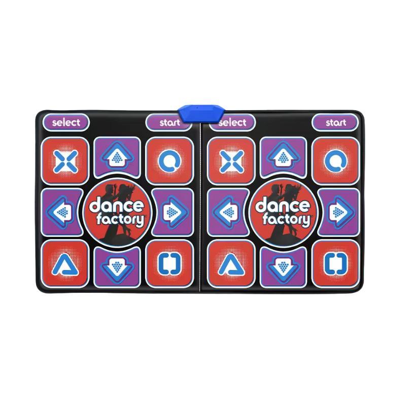 Tapis De Danse Double Pneterg – 100 Chansons, 3 Modes, 65 Jeux, Pour TV Et PC, Dès 6 Ans