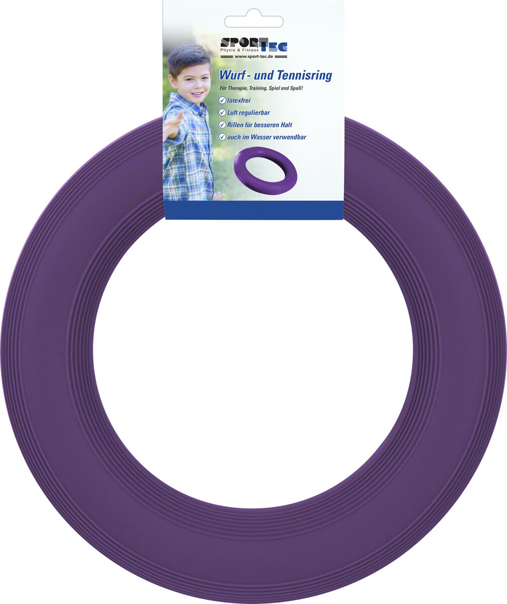 Sport-Tec Wurf- und Tennisring Tennisringe Wurfring Wurfringe Kunststoff 18 cm 0343014