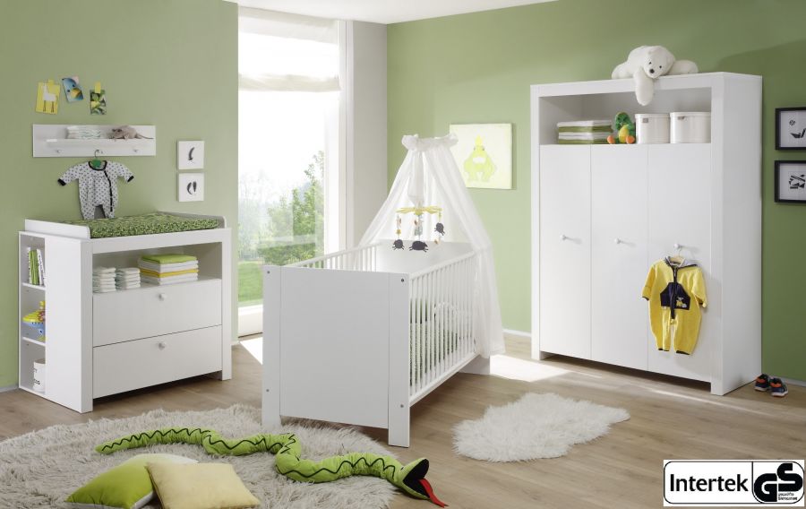 Babyzimmer Set Komplett 4tlg Wickelkommode Baby & Kind Babyartikel Baby & Kindermöbel Babyzimmer 