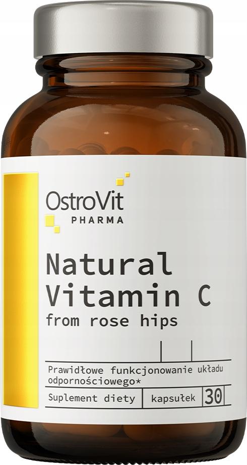 OstroVit Natrliches Vitamin C aus Hagebutten IMMUNITT 30 Kapseln