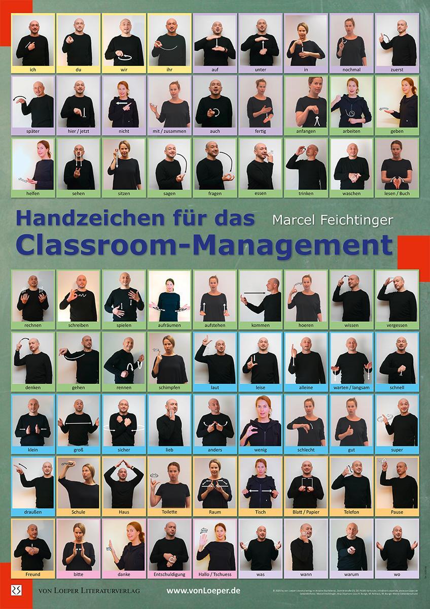 Sonstige Verlage Handzeichen für das Classroom-Management (Posterset)
