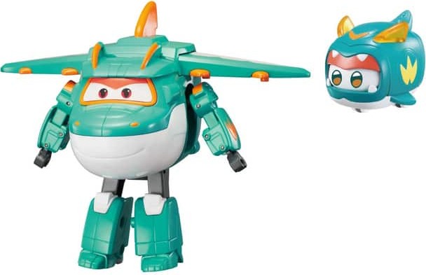 Waiky Germany GmbH Super Wings Transforming Tino & Tino Pet EU770447