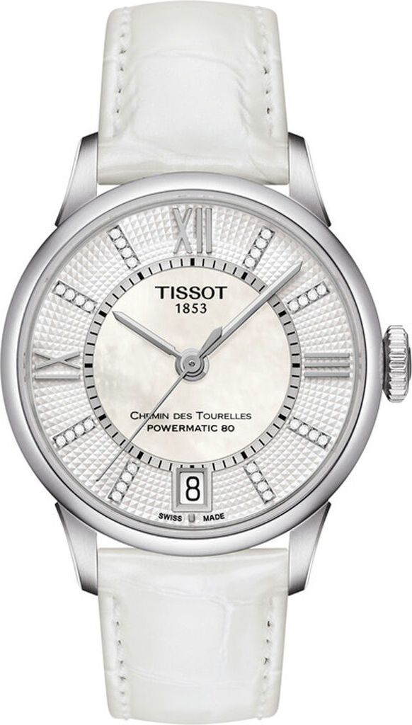 Tissot Dámske automatické hodinky Tissot T-Classic T0992071611600 Chemin des Tourelles Dámske automatické hodinky TIS-T0992071611600 White Onesize