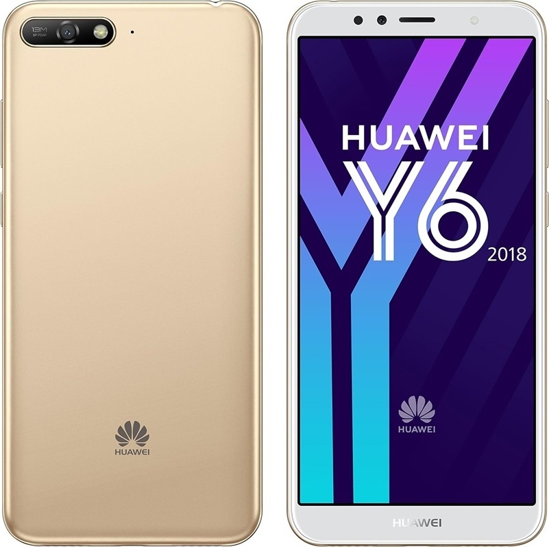 Huawei Y6 (2018) ATU-L21 Gold 16GB Dual Sim 14,5cm (5,7 Zoll) Android Smartphone