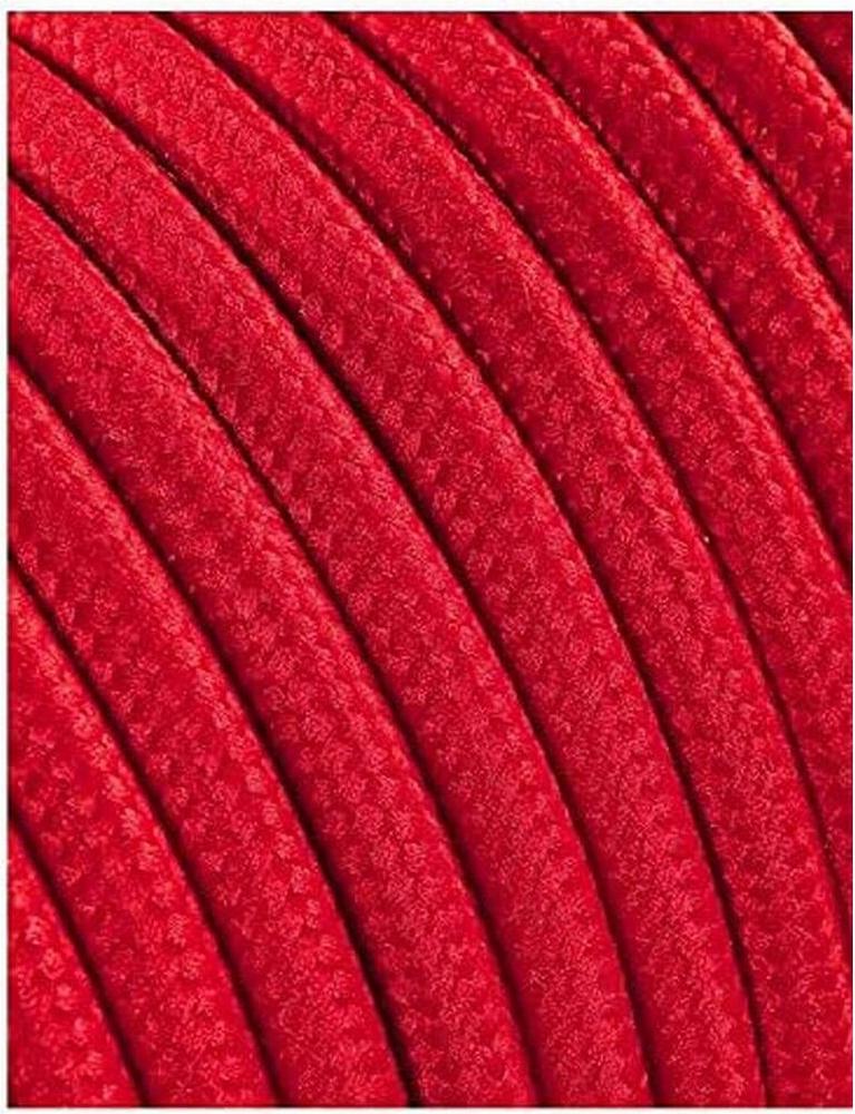 Kabel EDM C62 2 x 0,75 mm Rot Textil 5 m