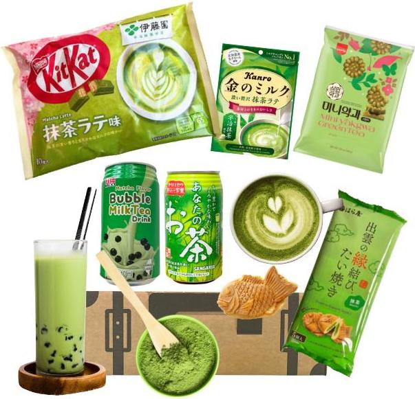 momogo Matcha Box - Probierbox mit Matcha-Snacks
