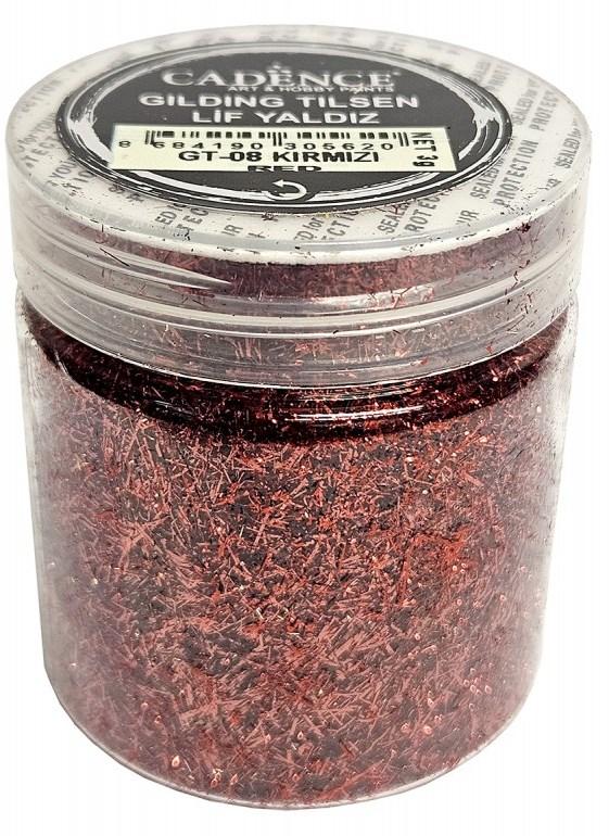 Cadence Metallic Bastelschnipsel - Gilding Tilsen GT-08 Red Dekoration 01 219 0008 0003