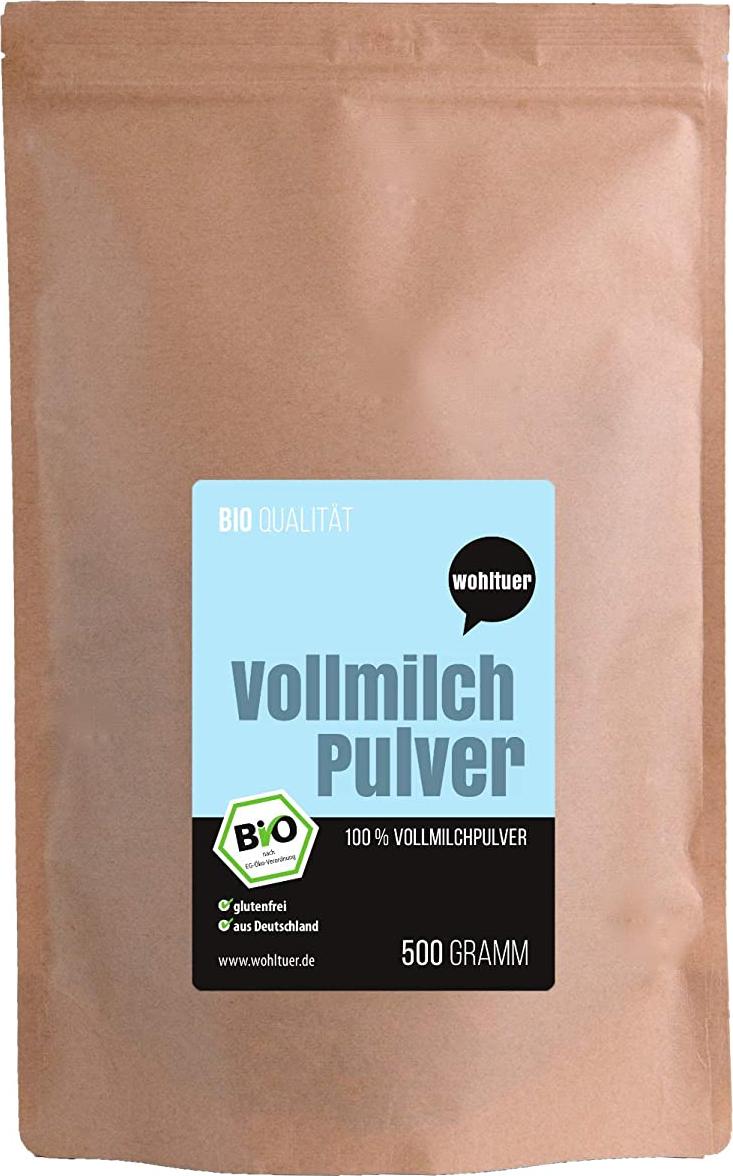 Wohltuer Vollmilchpulver 500g | & Weidehaltung | löslich & frei von Zusätzen | Milch JW-QXR5-LO9L