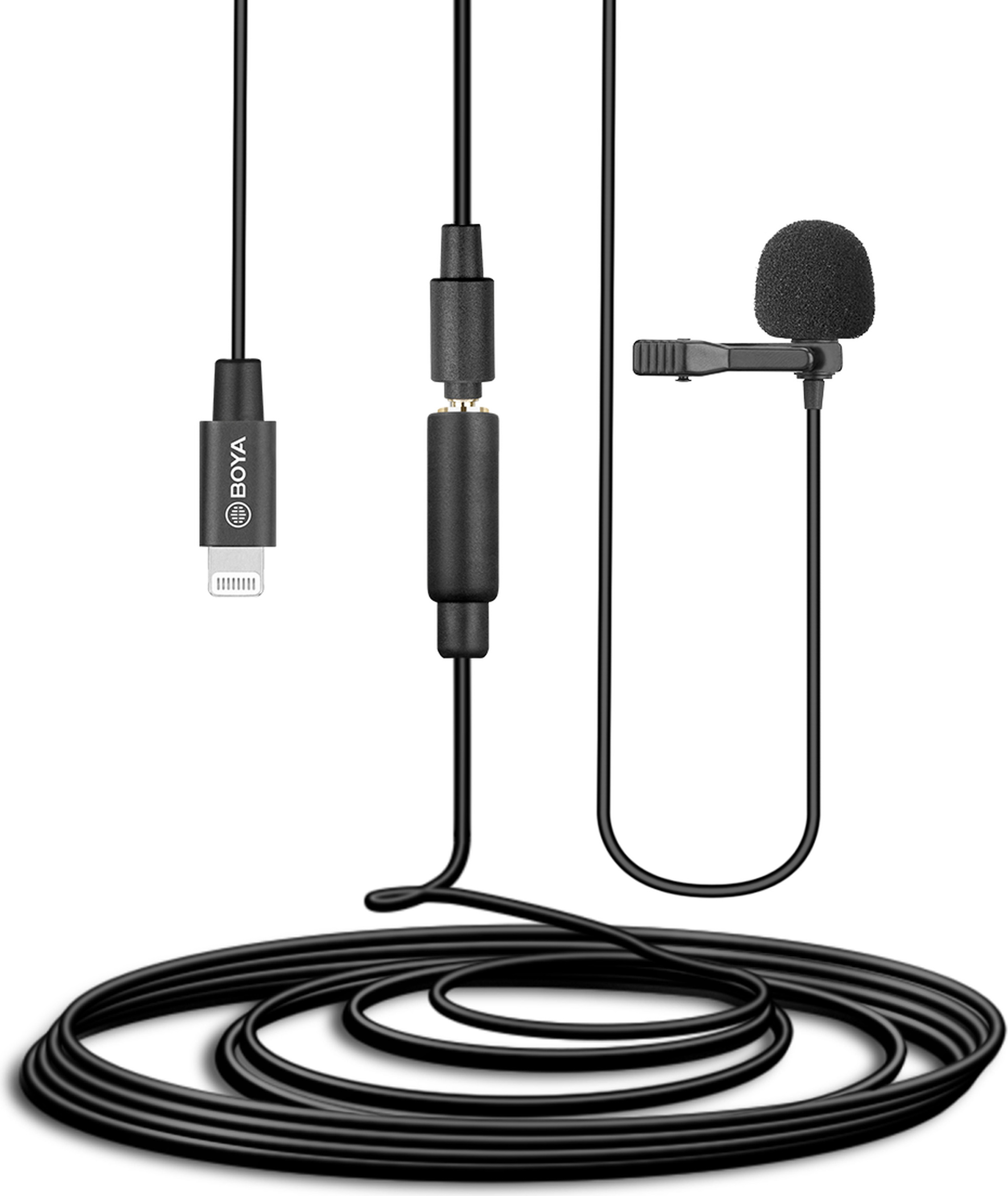 Walimex Pro Boya HM2 Microfono Palmare USB-C Con Cavi Per USB-A, USB-C E Lightning – Per Vlogging, Canto E Doppiaggio