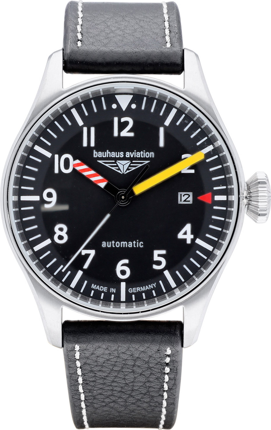 Bauhaus 2762-5 Pánske hodinky Aviation Automatic Black
