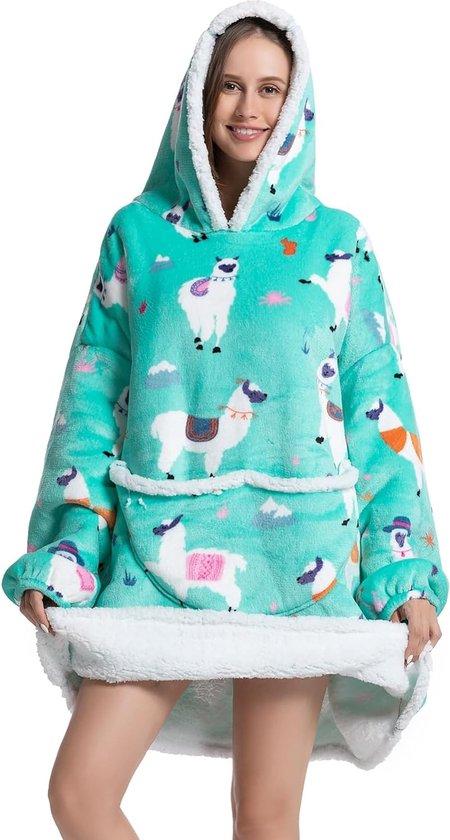 Famanu Hoodiedecke Extra Große Fleece-Hoodie - Wollig, Winterdecke SHSHOP