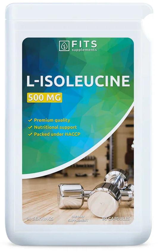 FITS Nahrungsergänzungsmittel L-Isoleucin 500 mg, 90 Kapseln