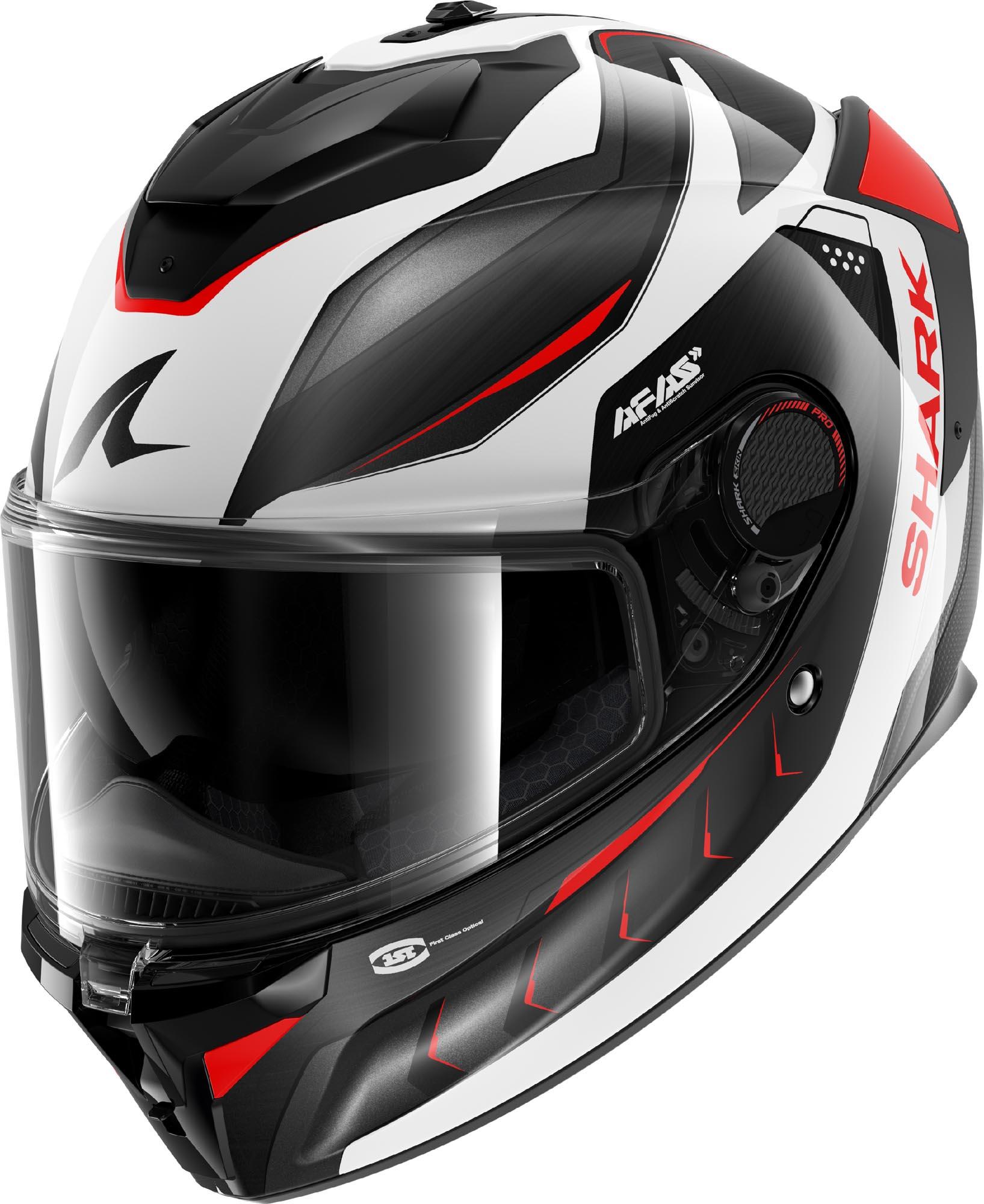 sharkk Shark Spartan GT Pro Mekarium Carbon Helm, carbon/weiß, L (59/60) HE1359E-DSR-L