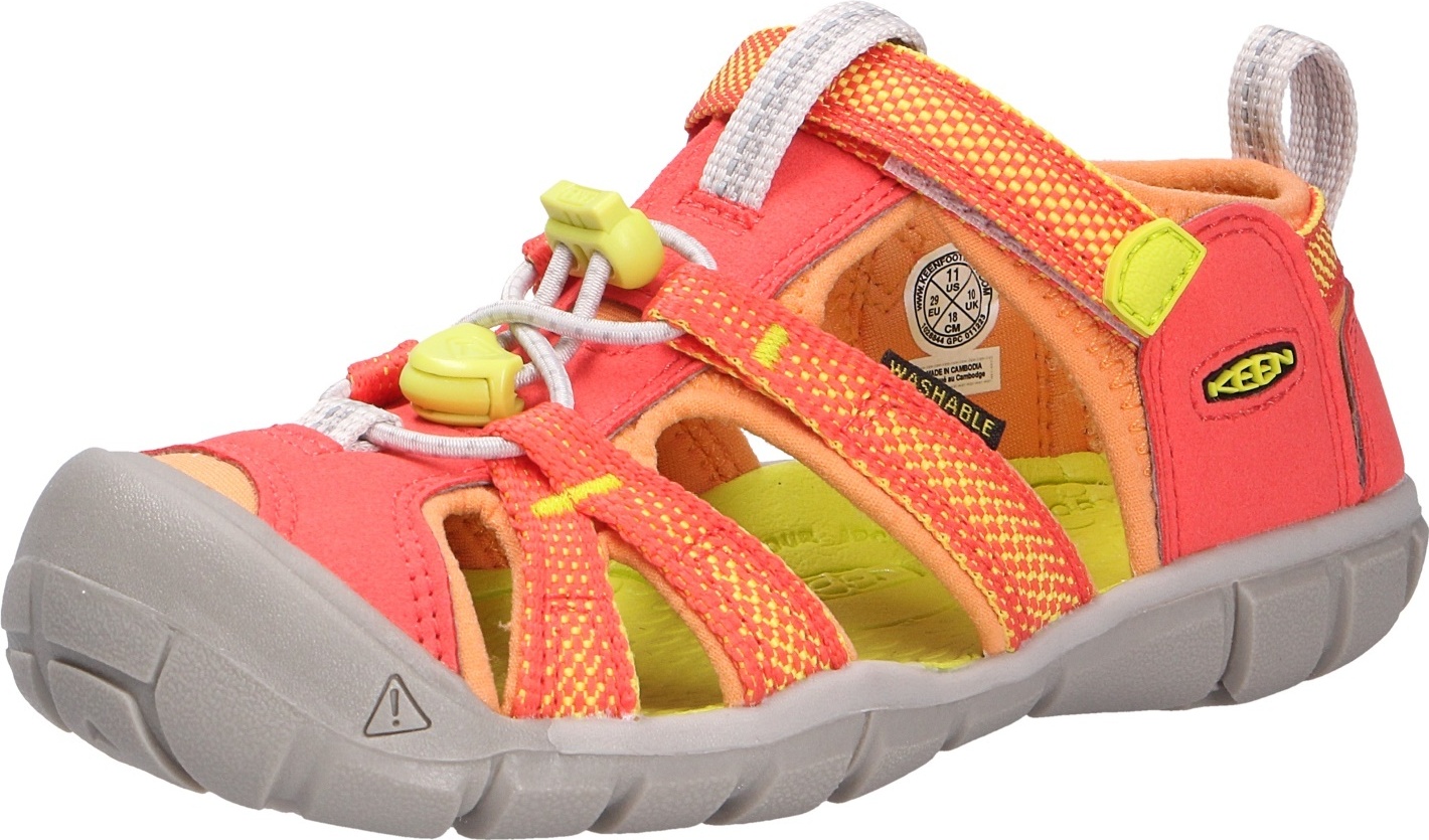 Keen Mädchen Riemchensandalen SEACAMP II CNX 27584-24, 27584-29, 27584-30, 27584-31 KEE-1028844 Cayenne/Evening Prim 30 [Kinderschuhe]