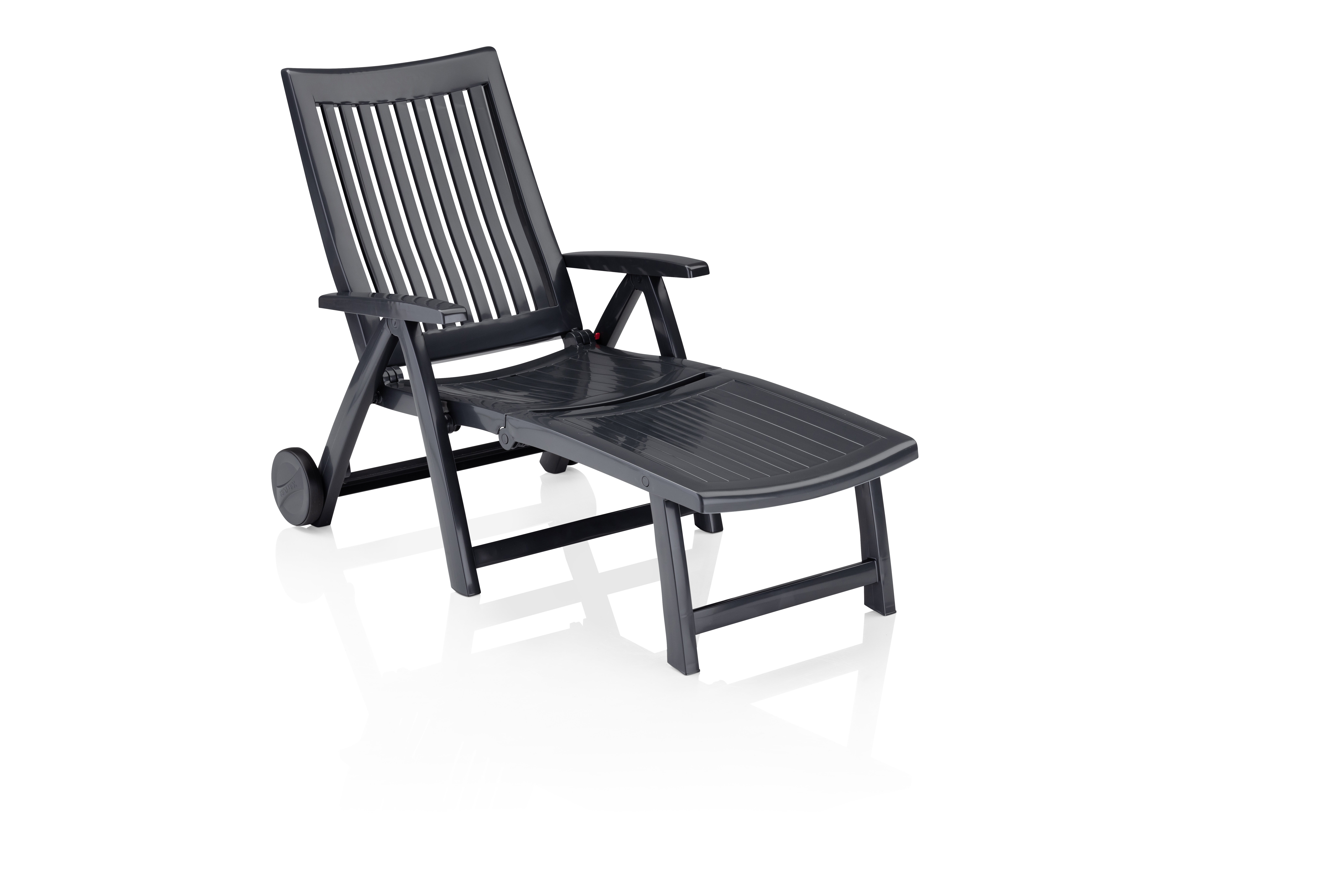 KETTLER Roma Rollliege Sonnenliege, anthrazit, Kunststoff