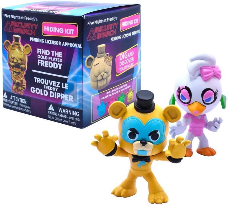 Click & Go Five Nights at Freddy`s Hiding Kit, 10 cm (zufällige Auswahl) 1 Figur