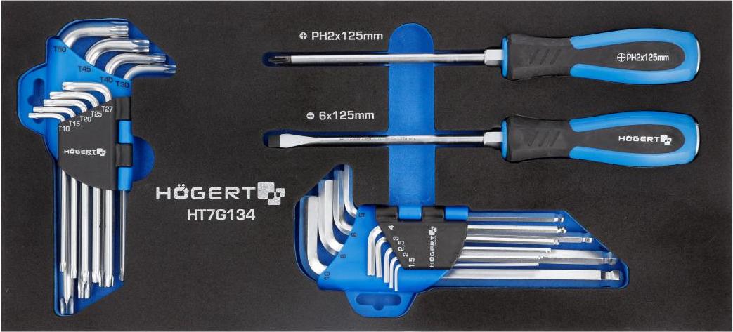 Högert Technik Högert Werkzeugsatz, 20 Stk. HT7G134