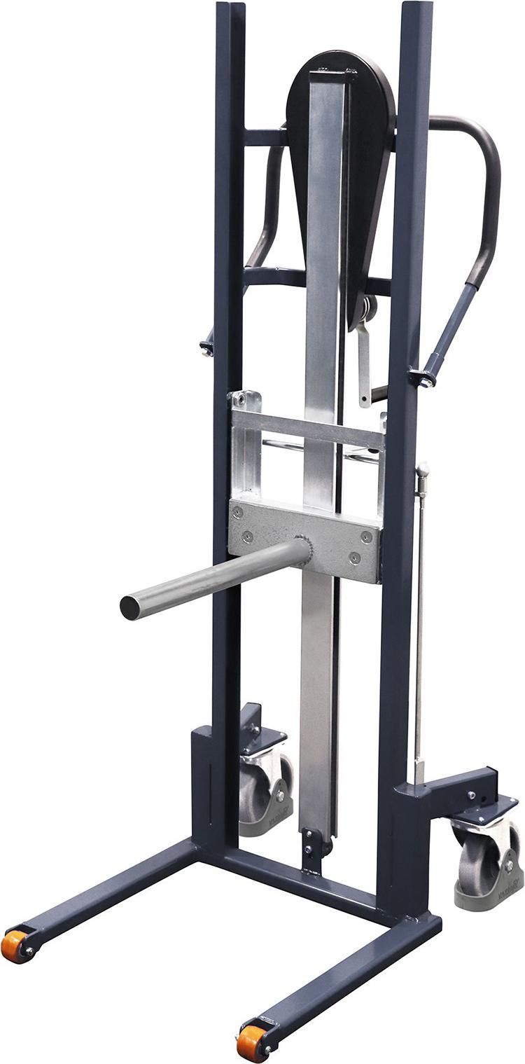 VARIOfit Materialheber inkl. Dorn mit Bereifung aus thermoplastischem Gummi Anthrazitgrau sg-154.015/AG