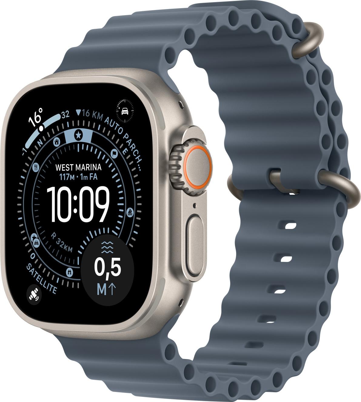 Apple Watch Ultra 3 , OLED, Dotyková obrazovka, 64 GB, Wi-Fi, GPS, 61,6 g