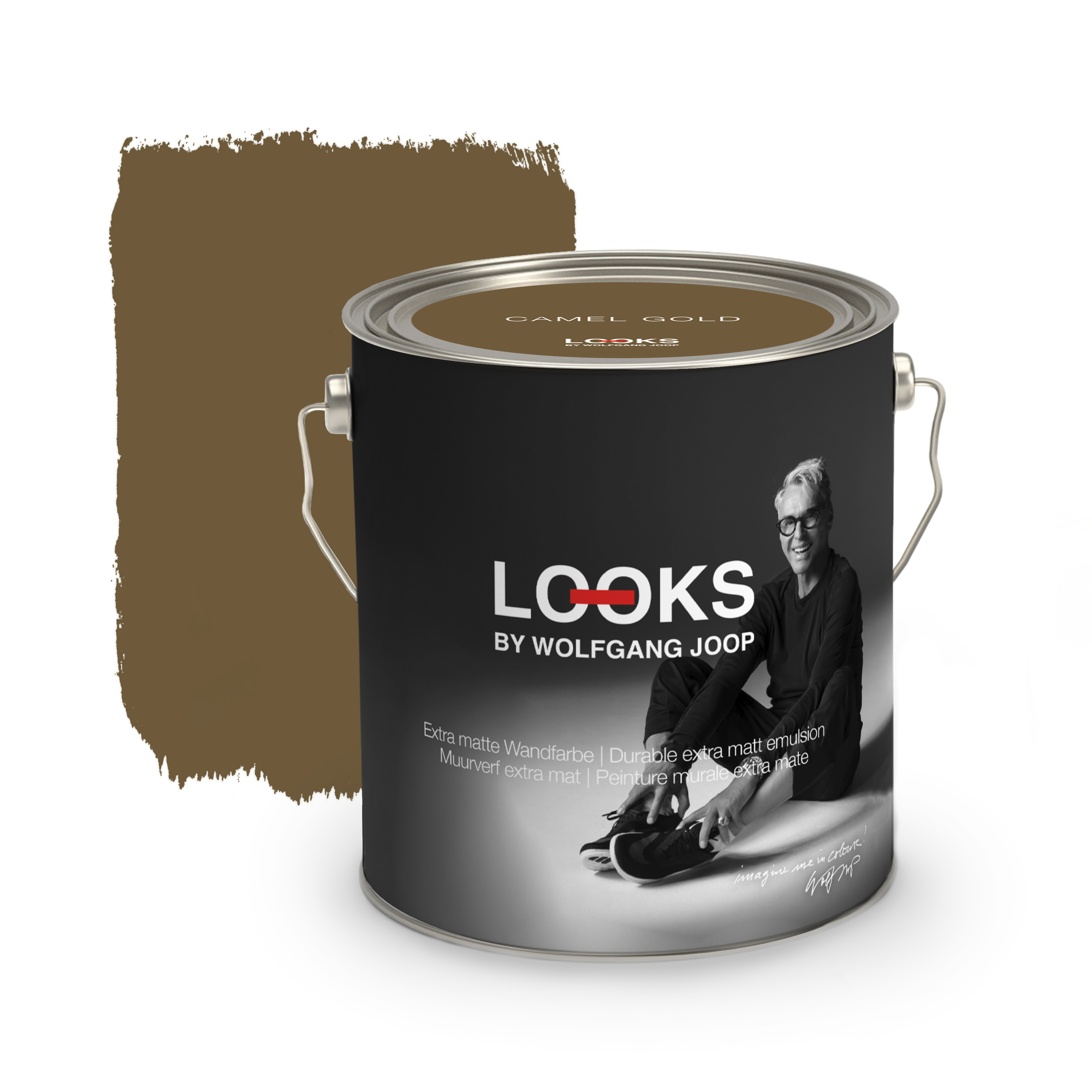 LOOKS by Wolfgang Joop Wandfarbe Camel Gold 2,5 l 61-238