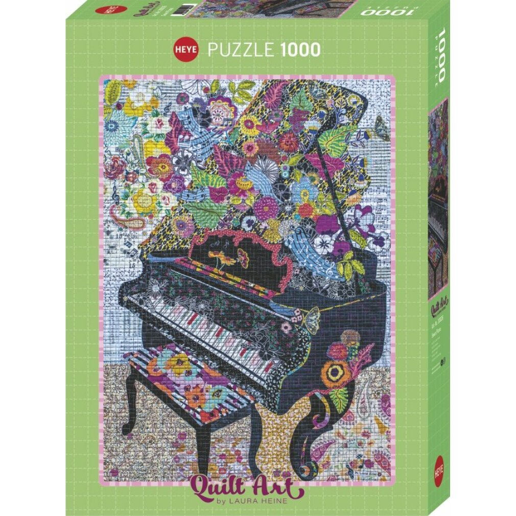 HEYE Puzzle Quilt Art: Klavier 1000 Teile 300265