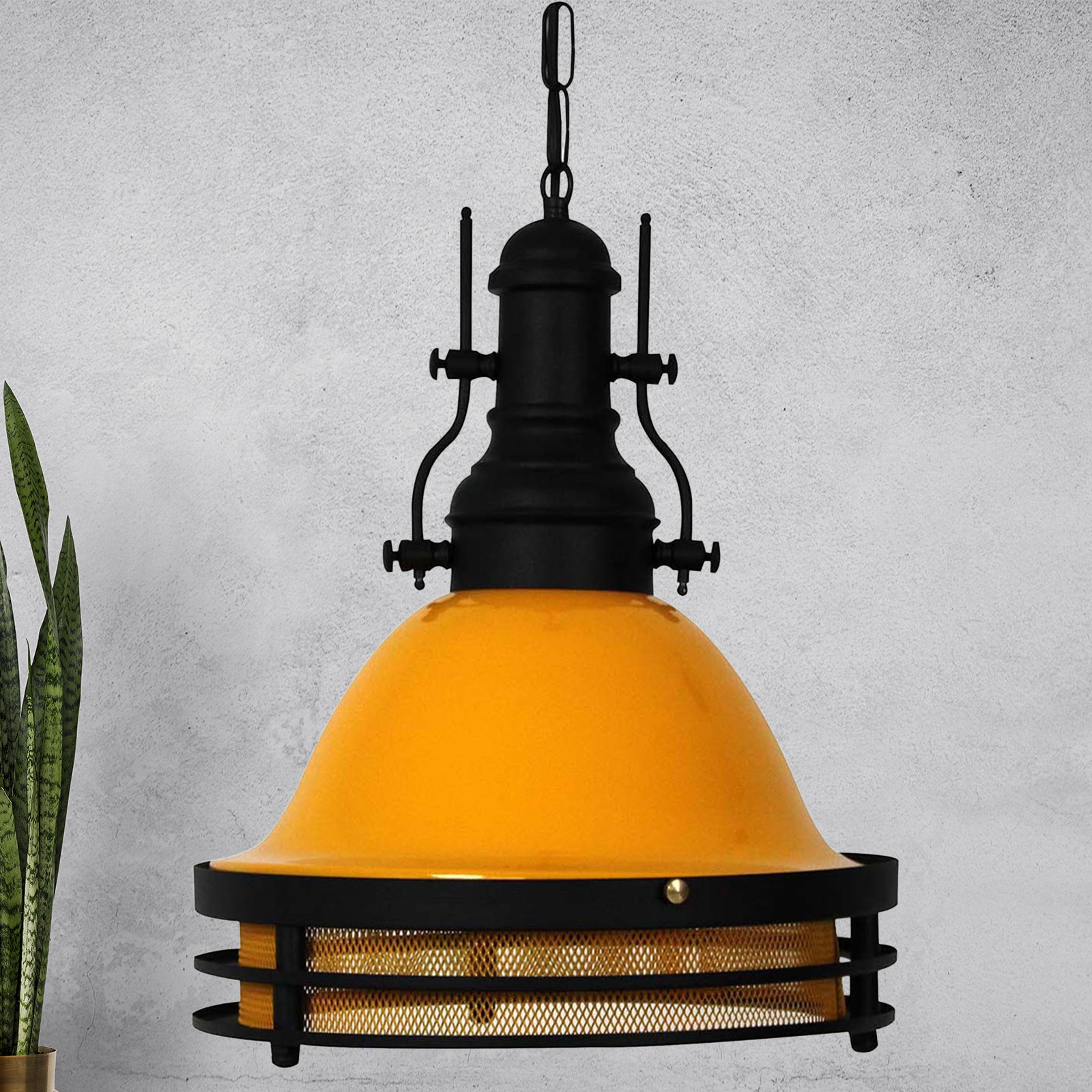 Bamyum Pendelleuchte Turami 31 cm - Gelb