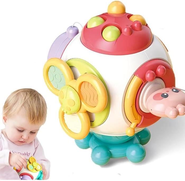 Meoiruery Kinderspielzeug für Kinder von 1-3 Jahren, 6-in-1 Motorikwürfel, Aktivitätsspielzeug, Sinnesbrett für Mädchen und Jungen KAU-ER-LYS-PH-20251120-96