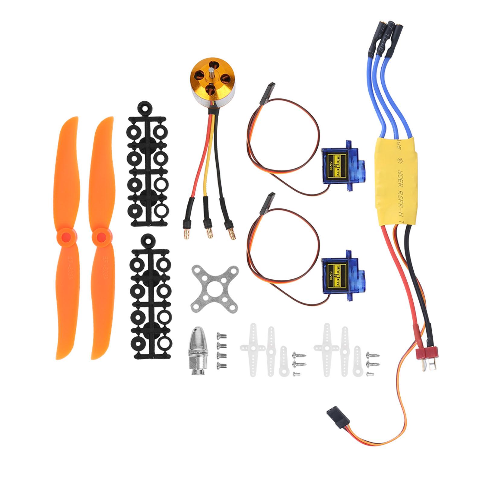 Cocosity A2212 2200KV bürstenloser Motor 30A ESC SG90 9G Micro Servo 6035 Propeller für RC-Flugzeuge (2200KV Motor 6035 Propeller 9G Servo 30A ESC)