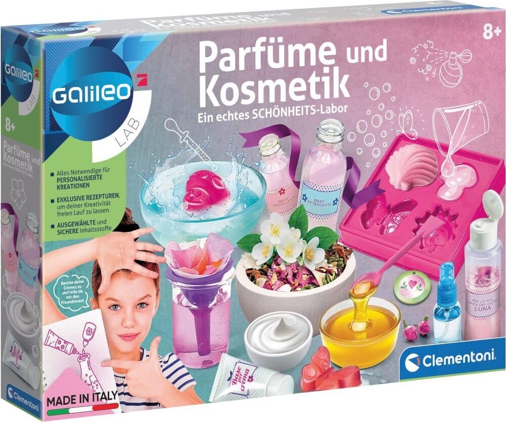 Clementoni Experimentierkasten Mein Kosmetik-Labor mehrfarbig 59247