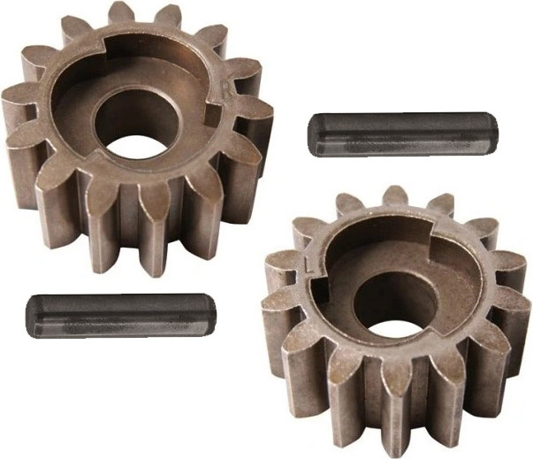 perfektGarten 2X Antriebsritzel 14 Zähne R+L +2X Mitnehmerstift für Import Baumarkt Rasenmäher 1065 + 1066 + (699H X 2)