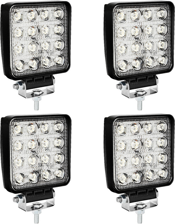 EINFEBEN LED Arbeitsscheinwerfer 12v 4x 48W Scheinwerfer Traktor, Auto, LED Strahler LKW, Offroad, PKW Zusatzscheinwerfer Rückfahrscheinwerfer Wasserdicht IP67 SUV Zusatzscheinwerfer RL-4-MR2749-WH2
