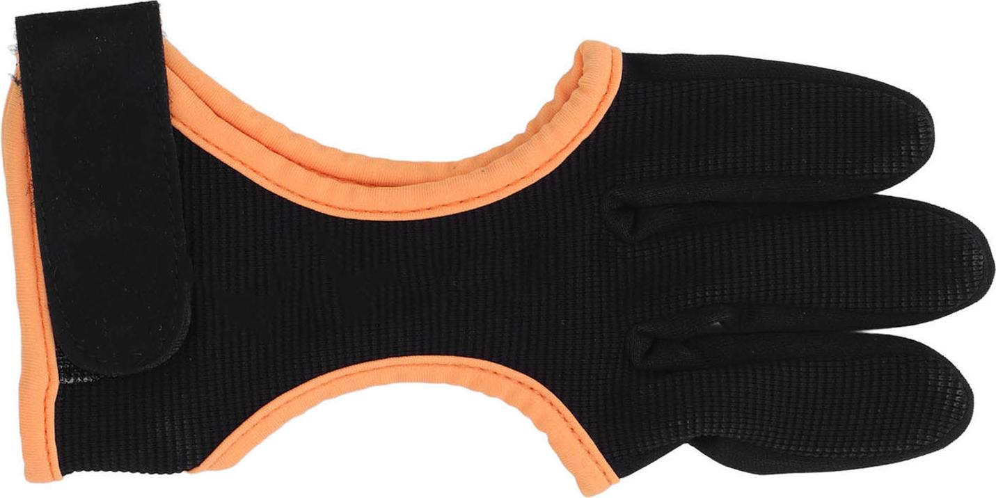 Gistuch Bogenschießen Handschutz Drei Finger Atmungsaktive PU Recurve Bogen Handschuhe für Outdoor Schießen S