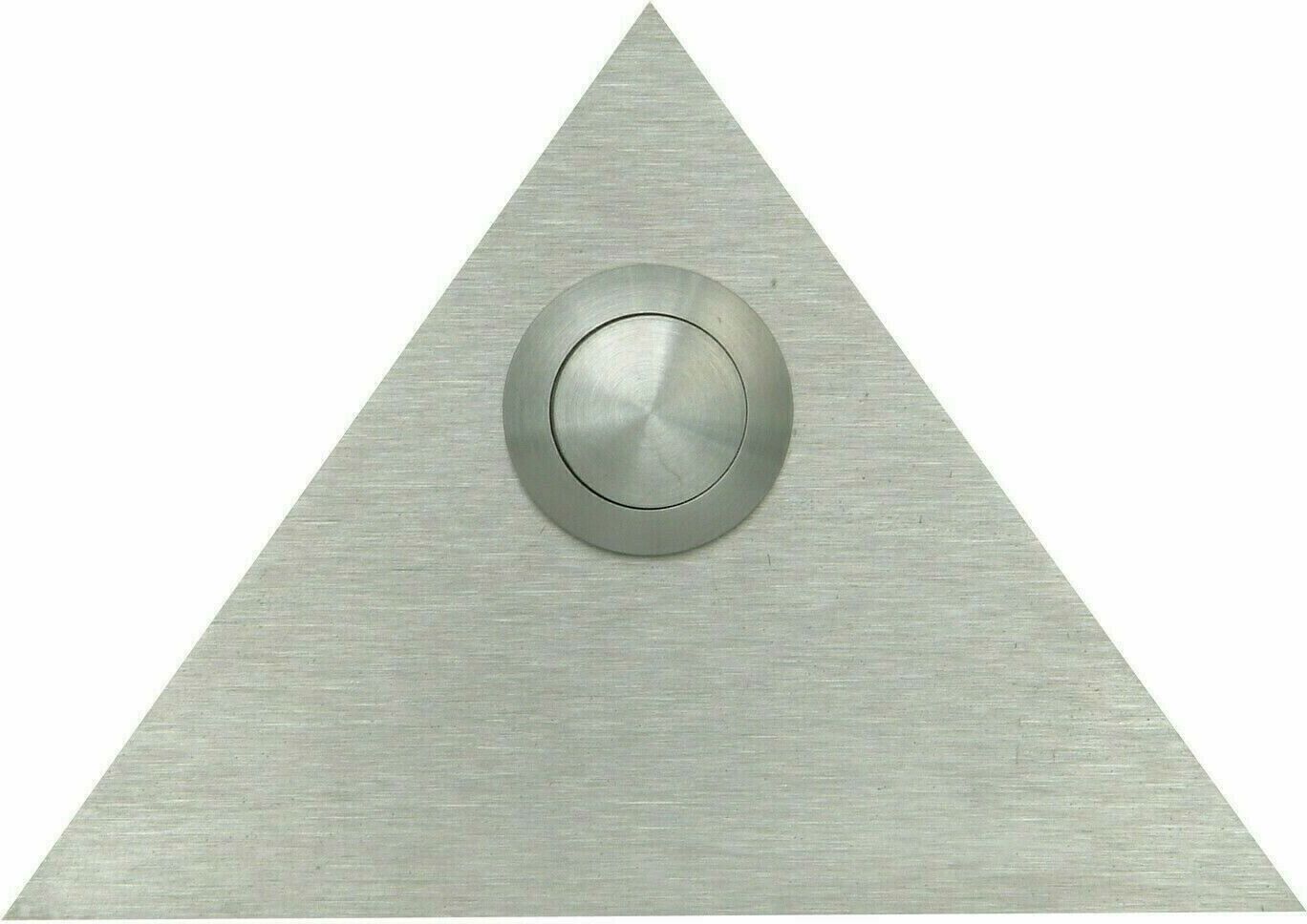 KOPP Klingel Klingelplatte Klingeltaster Dreieck, silber