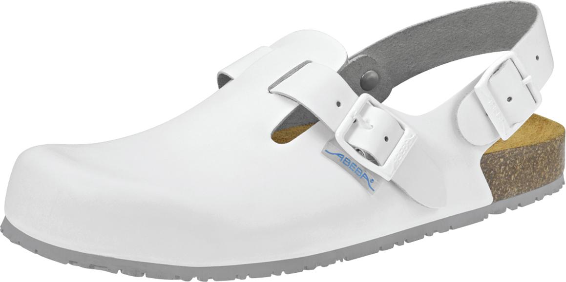 Abeba Berufsschuhe Manager Abeba Berufsschuhe Nature OB Clog weiß CE SRC 8040/40