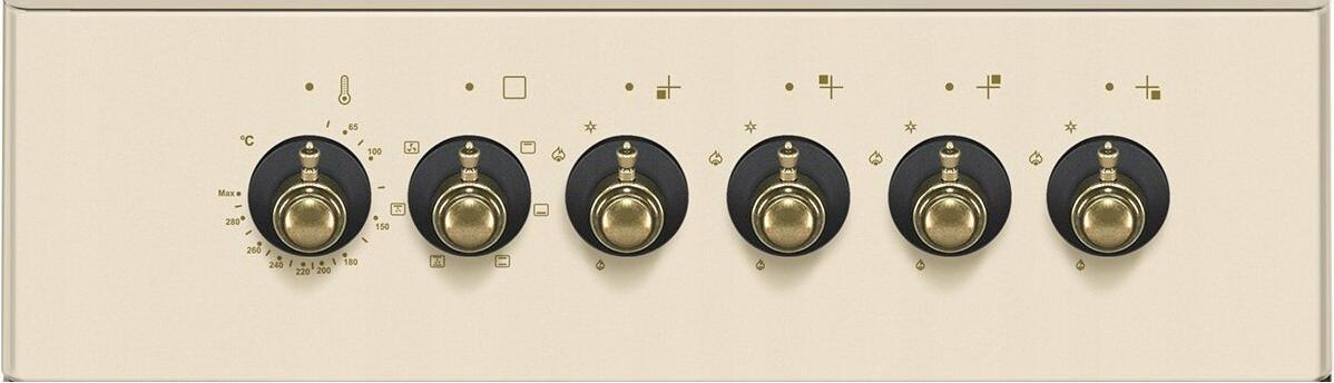 MPM MPM-56-KRM-14 Gas-/Elektroherd Creme
