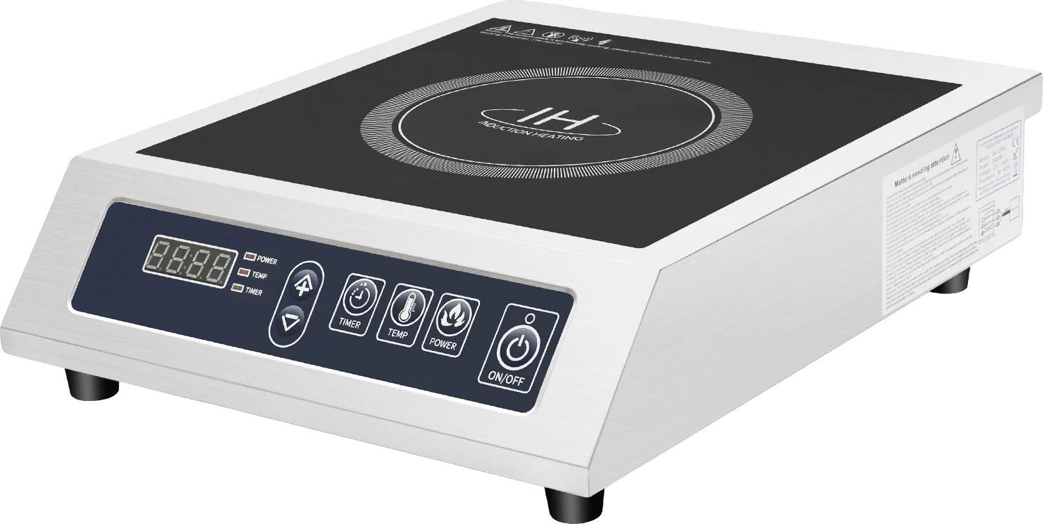 Indukčná varná doska, výkon 3500 W, viacero režimov varenia, čierna