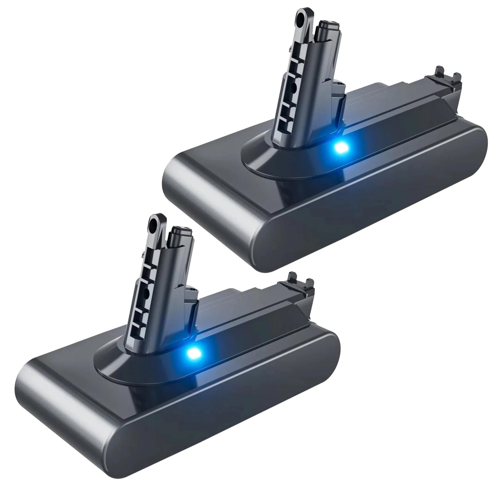 StarTech Staubsaugerakku - V11 - Ersatzakku - 6000 mAh - Li-Ionen - 18650 - Schraubversion - 2er-Pack